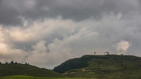 Timelapse clouds in mountain Stock Footage 95175252