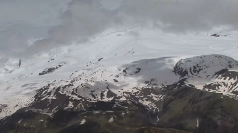 Timelapse clouds ,mountains, snow Stock Footage 39532967