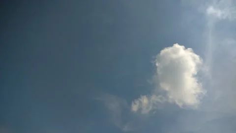 Timelapse clouds moves at the afternoon Video stock 221704794