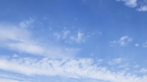 Timelapse with clouds moving 4k, moving clouds and blue sky time lapse Stock Footage 76855804