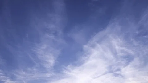 Timelapse with clouds moving 4k, moving clouds and blue sky time lapse Stock Footage 76865461