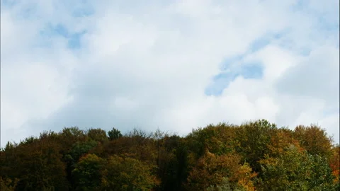 Timelapse of clouds moving fast cinematic sky background. 4K Video stock 229894167