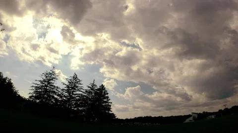 Timelapse Clouds Moving Stock Footage 41832512