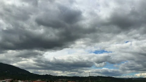 Timelapse Clouds Moving Left to Right – Lousã, Portugal Stock-Footage 335032265