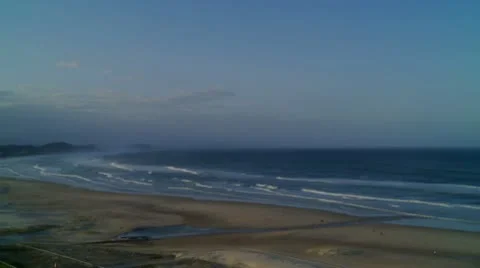 Timelapse of Clouds Moving Over Kirra Beach Stockbeeldmateriaal 10599776