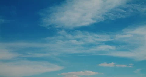 Timelapse Clouds Over Blue Sky Stock Footage 310802739