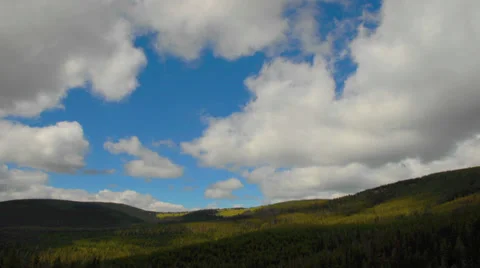 Timelapse of clouds over Montana Stock Footage 29672327