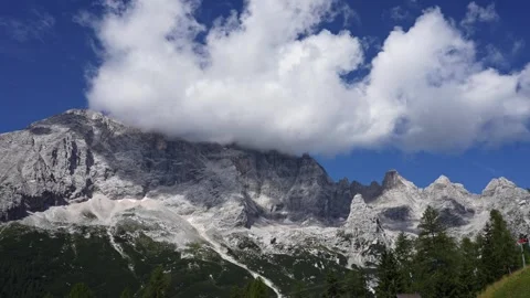 Timelapse of clouds over Mount Civetta. Stock Footage 249262623