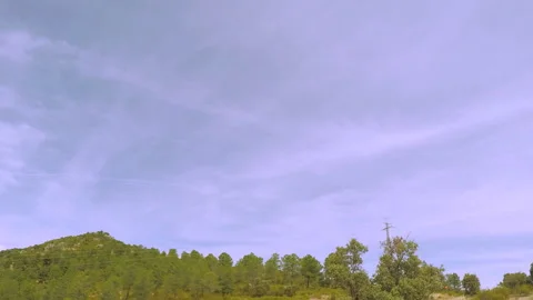 Timelapse of Clouds Over Nature Stock Footage 101099897