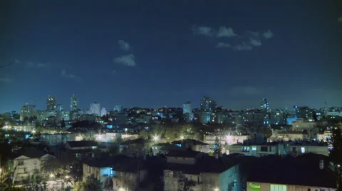 Timelapse of clouds over neighborhood Stock-Footage 2921185