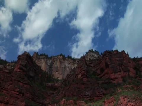 Timelapse Clouds over North Rim of Grand Canyon 動画素材 8557166
