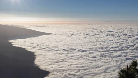 Timelapse clouds over Puerto de la Cruz, Tenerife Stock Footage 146514492