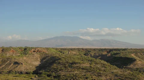 Timelapse of clouds over the Rift Valley in Tanzania, Africa Stock Footage 31130507