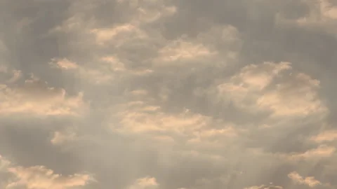 Timelapse Clouds Painterly Dreamy Morning CU Stock Footage 236102106