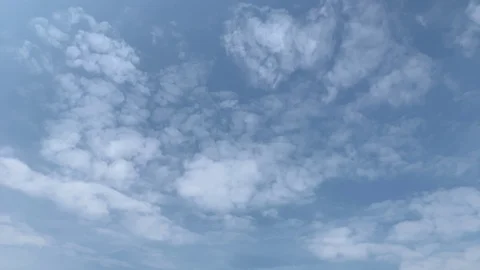 Timelapse of clouds passing by in the sky Stock Footage 107521462
