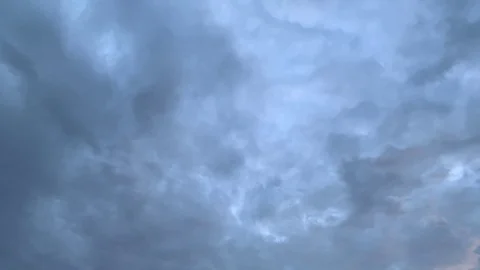 Timelapse of clouds passing by in the sky Stock Footage 107523732