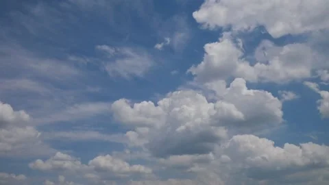 Timelapse of Clouds Passing in the Sky Stock Footage 201306608