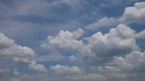 Timelapse of Clouds Passing in the Sky Stock Footage 201306613