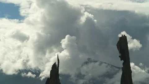 Timelapse of the clouds in the Pirin mountain. Stock Footage 168101488