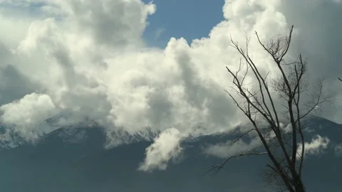 Timelapse of the clouds in the Pirin mountain. Stock Footage 168101703