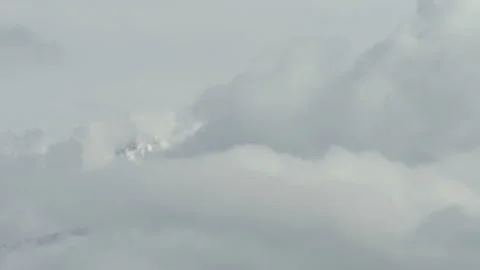 Timelapse Clouds Rolling in on Atwell Peak Stock Footage 165691469