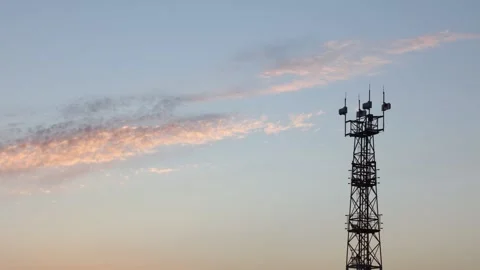 Timelapse, clouds running across the sky Stock Footage 144470008