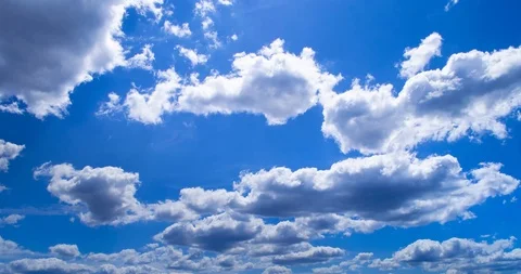 TimeLapse Clouds Sail Across the Sky 4K Stock Footage