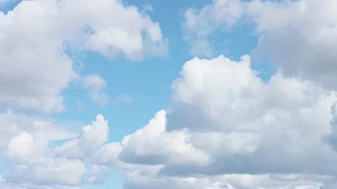 Timelapse. Clouds in the sky during the day. Stock Footage 196618519