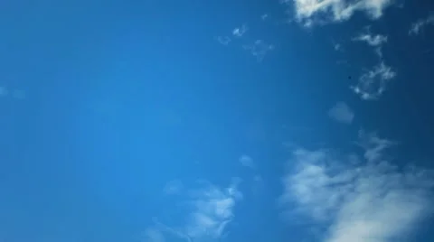 Timelapse of clouds in sky Stock Footage 8517723