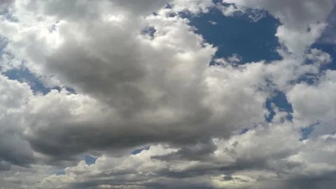 Timelapse, clouds in the sky, the sky before a thunderstorm. Video stock 132724682