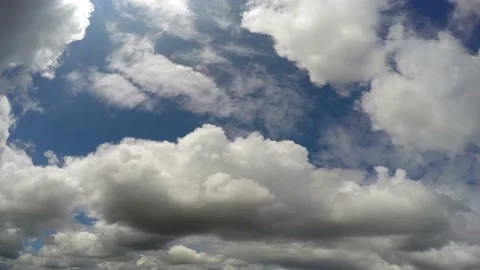 Timelapse. Clouds in the sky. The wind carries clouds. Stock Footage 132724586