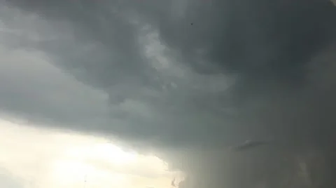 Timelapse clouds in storm Vídeo Stock 46933201