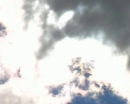 Timelapse clouds sun breaking Stock Footage