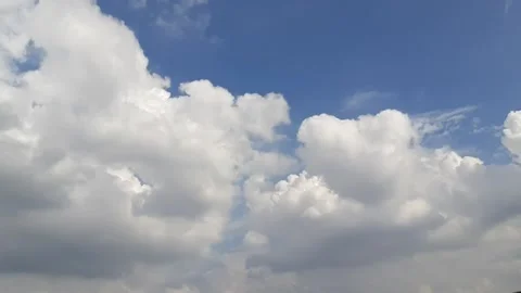Timelapse of clouds on a sunny day (2) Stock Footage 212426425