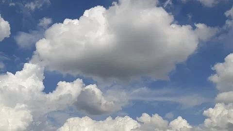 Timelapse of clouds on a sunny day Stock Footage 212427996