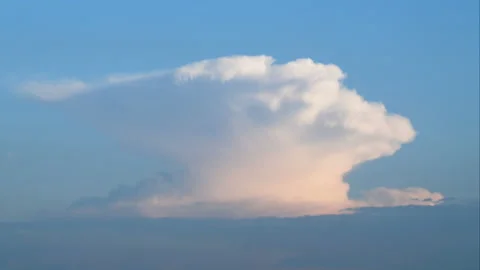 TimeLapse. Clouds at sunset. Stock Footage 89890918