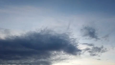 Timelapse of clouds at sunset , Landscape white clouds Stock Footage 189365413