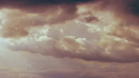Timelapse of clouds at sunset time Stock Footage 130896381
