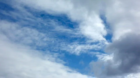 Timelapse clouds sweeping by. Stock Footage 311662