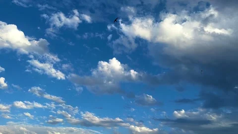 Timelapse Clouds. Time laps sky and white cloud, a cloud in the sky. Stock Footage 314159197