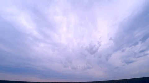 TimeLapse Clouds Traffic Stock Footage 77052224