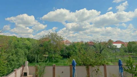 Timelapse of clouds with zoom in effect Stock Footage 153966154