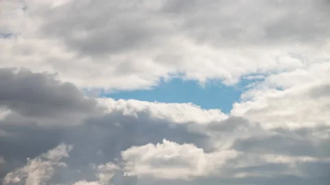 Timelapse of Cloudscape During Friendly Weather [8K] Stock Footage 141061970