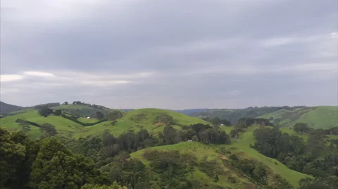 Timelapse of the cloudy Australian Outback Video stock 46465355