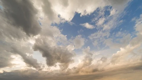 Timelapse Cloudy Dramatic Sky Stock Footage 117127266