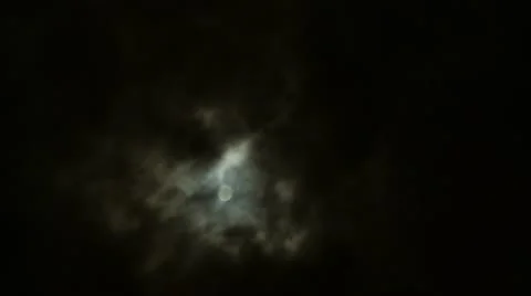 Timelapse cloudy moon Video stock 11606075