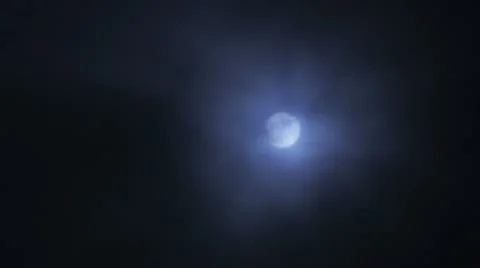 Timelapse cloudy moon Video stock 11606330