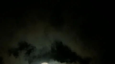 Timelapse cloudy moon 스톡 동영상 11606423
