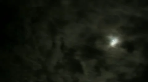 Timelapse cloudy moon Video stock 11606456