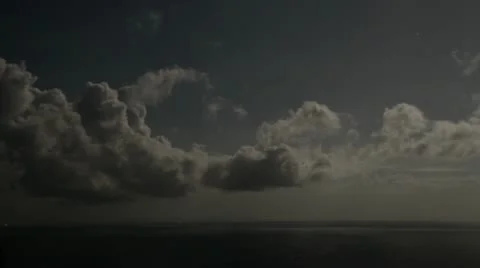Timelapse cloudy sea Stock-Footage 11559507